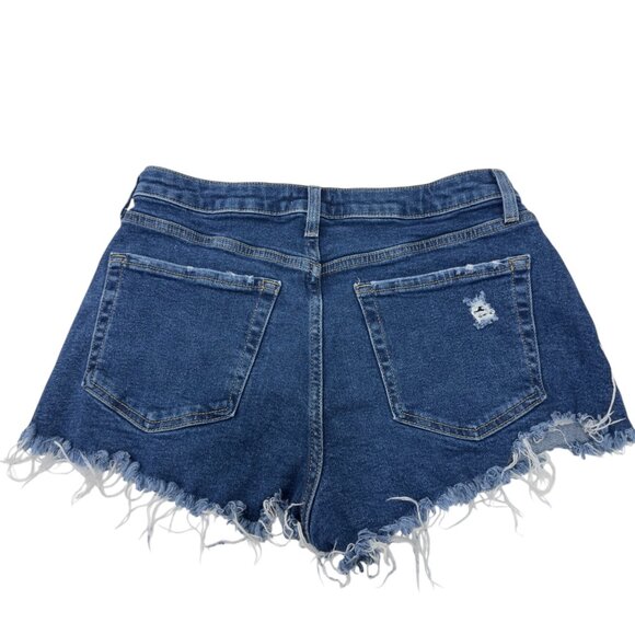 Forever 21 Premium Womens Distressed Denim High-Waisted Short Short  Size 28 - Picture 8 of 14